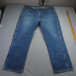 Cinch Jeans Mens 42x30 Blue Relaxed Fit Straight Denim Western